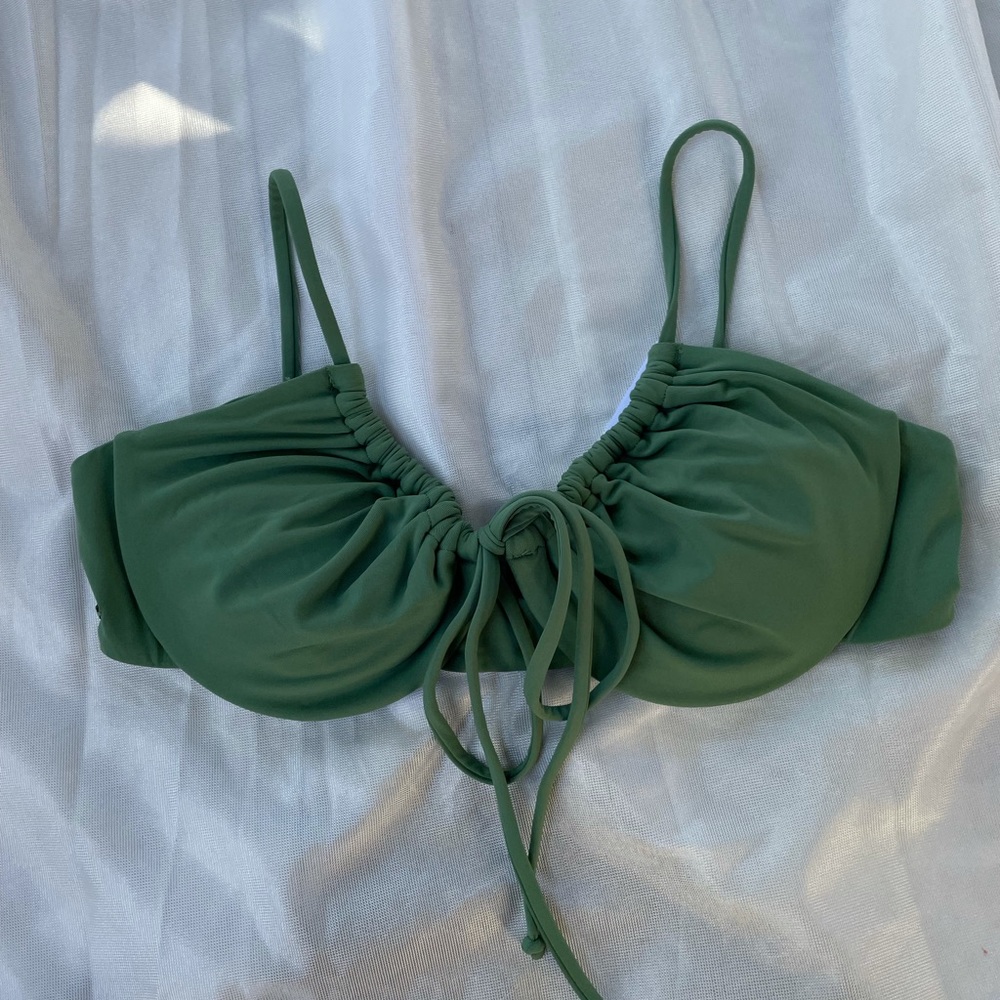 o’neill green bikini top